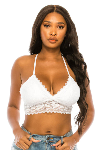 Lace Bralette - White