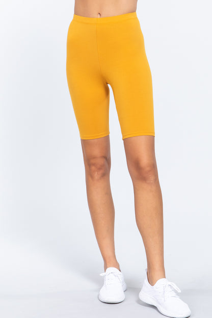 Biker Shorts - Yellow