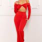 Open Shoulder Jumpsuit