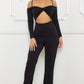 Open Shoulder Jumpsuit