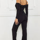 Open Shoulder Jumpsuit