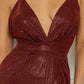 Glitter Sweetheart Maxi Dress