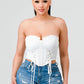 Lace Bustier Top