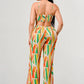 Satin Bra Top and Palazzo Jumpsuit