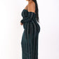 Velvet Off Shoulder Dress