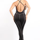 Criss Cross Jumpsuit - Black