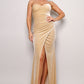 Strapless Sweetheart Velvet Dress