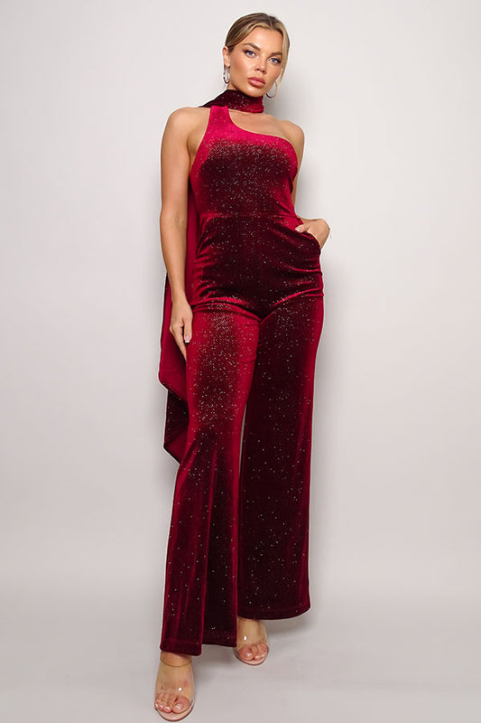 Sparkly Velvet Jumpsuit