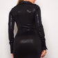Metallic Mini Dress