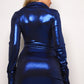Metallic Mini Dress