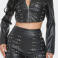 Faux Leather Set