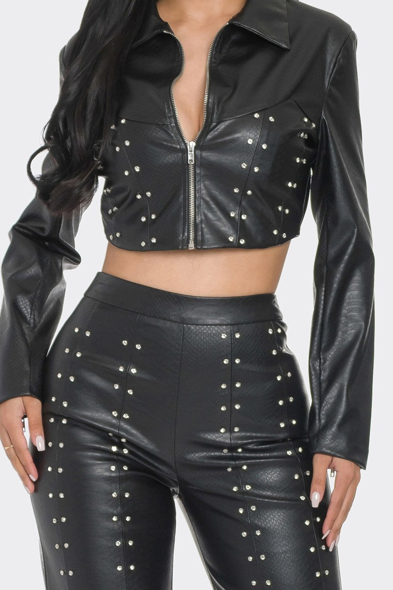 Faux Leather Set