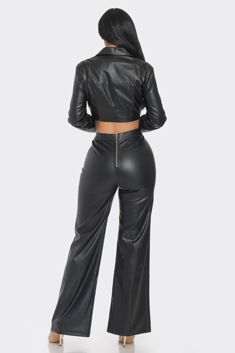 Faux Leather Set