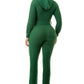 Knit Hooded Jumpsuit