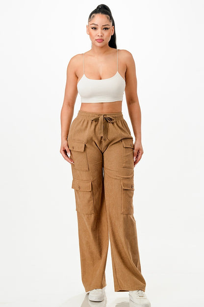 Corduroy Cargo Pants