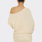 Sweater Mini Dress - Cream