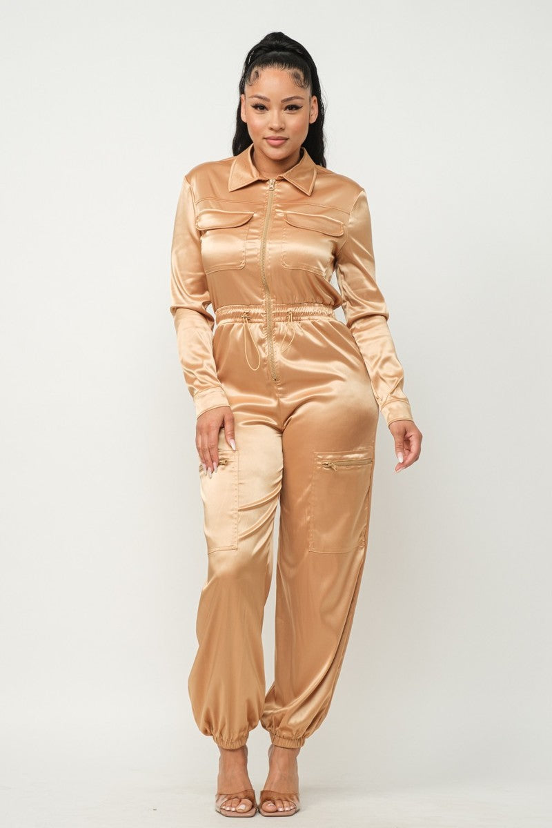 Satin Jumpsuit