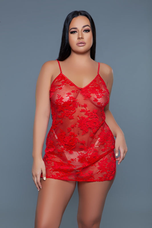 Mini Floral Lace Chemise