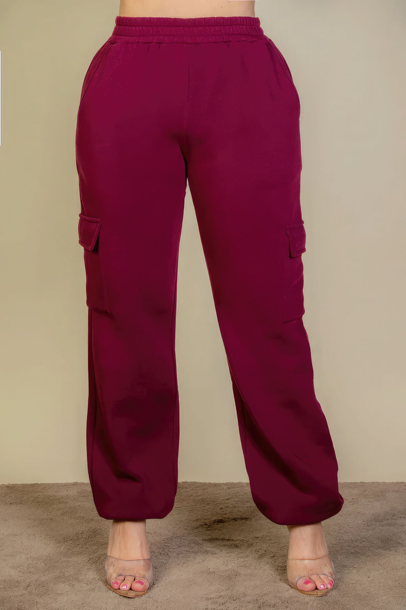 Curve Cargo Pockets Sweatpants