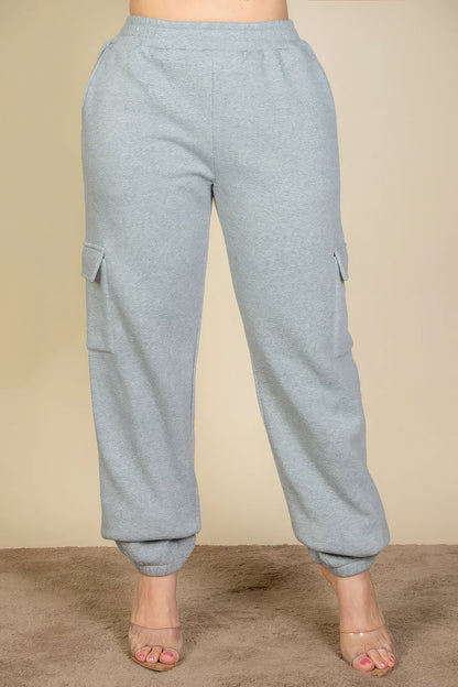 Curve Cargo Pockets Sweatpants