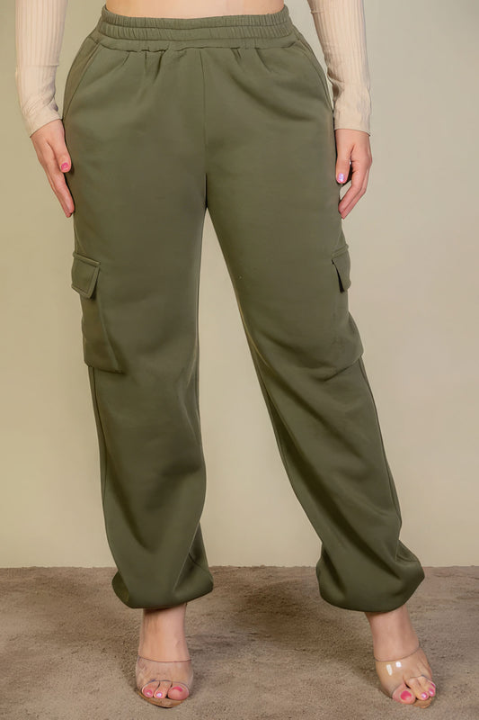 Curve Cargo Pockets Sweatpants