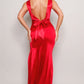 Deep V Low Back Maxi Dress