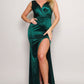 Deep V Low Back Maxi Dress