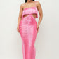 Cutout Fringe Maxi Dress