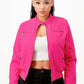 Zip Up Moto Jacket