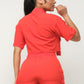 Oversized Pockets Top & Shorts Set