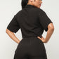 Oversized Pockets Top & Shorts Set